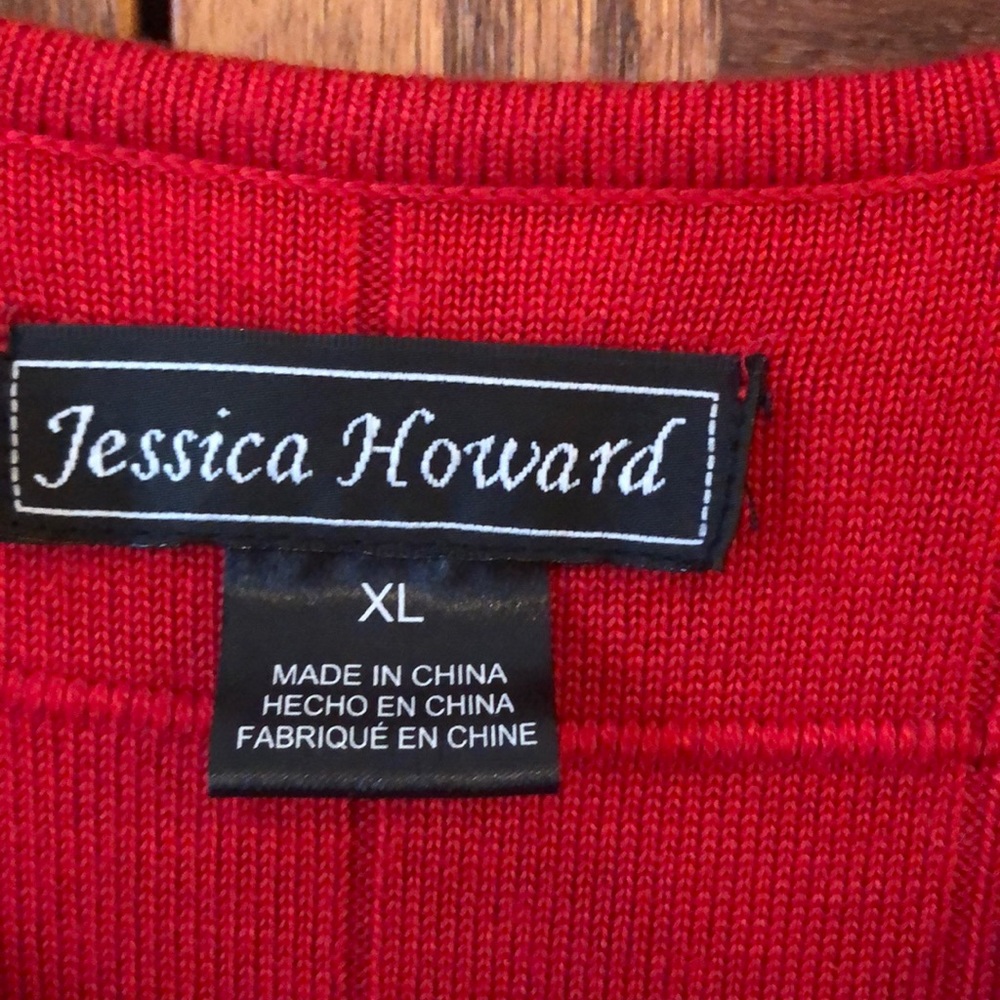 Red Sweater Dress - Picture 6 of 8